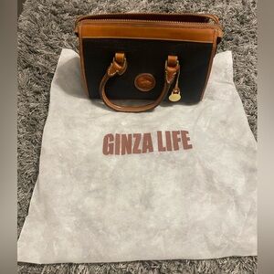 Dooney & Bourke Black and Tan Women's Bag